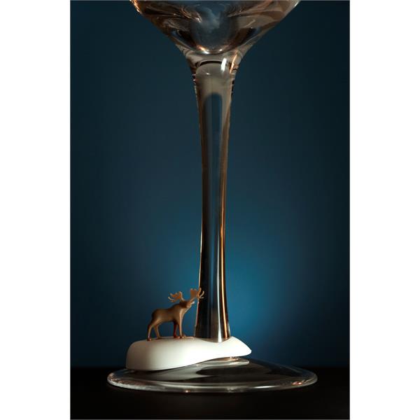 QL10191-M  QL1863 Glassmerker, COOL WINE ANIMAL, 6 ass. Qualy